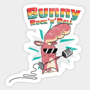 Bunny Singer Sticker